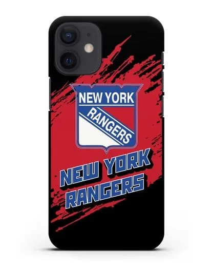 Чехол с надписью ХК Нью-Йорк Рейнджерс силиконовый для iPhone 12 mini