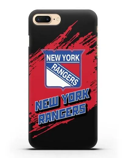 Чехол с надписью ХК Нью-Йорк Рейнджерс силиконовый для iPhone 8 Plus
