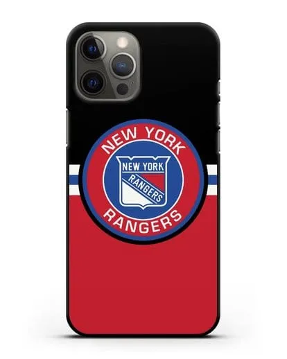 Чехол с символикой New York Rangers силиконовый для iPhone 12 Pro Max