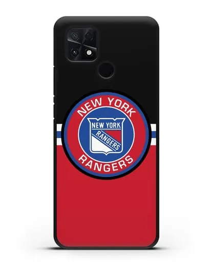 Чехол с символикой New York Rangers силиконовый для Xiaomi Poco C40