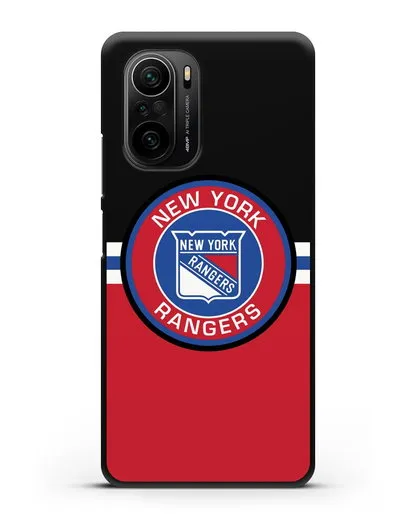 Чехол с символикой New York Rangers силиконовый для Xiaomi Poco F3