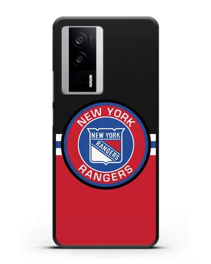 Чехол с символикой New York Rangers силиконовый для Xiaomi Poco F5 Pro