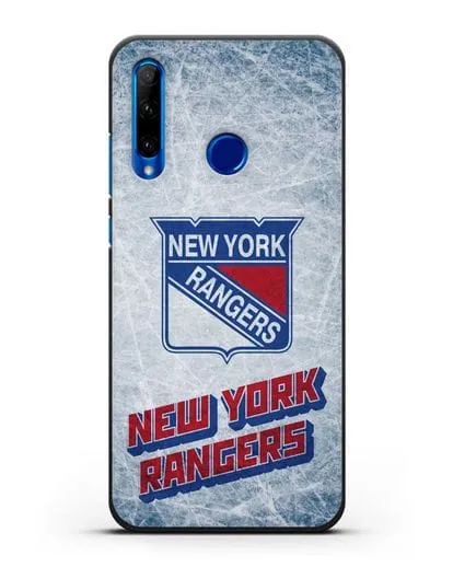 Чехол с рисунком New York Rangers силиконовый для Honor 10i