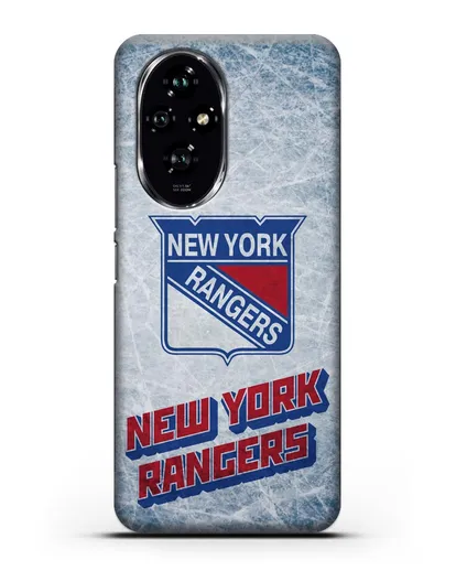 Чехол с рисунком New York Rangers силиконовый для Honor 200