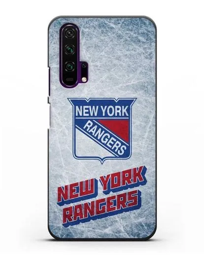 Чехол с рисунком New York Rangers силиконовый для Honor 20 Pro
