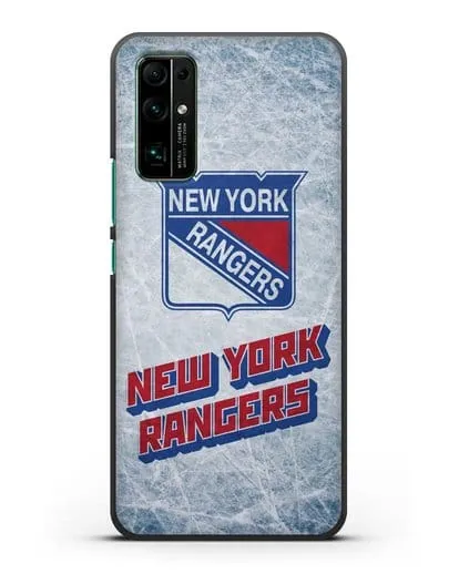 Чехол с рисунком New York Rangers силиконовый для Honor 30
