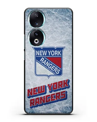 Чехол с рисунком New York Rangers силиконовый для Honor 90