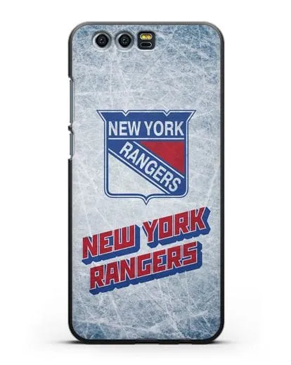 Чехол с рисунком New York Rangers силиконовый для Honor 9