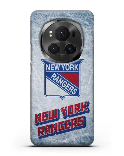 Чехол с рисунком New York Rangers силиконовый для Honor Magic 6 Pro