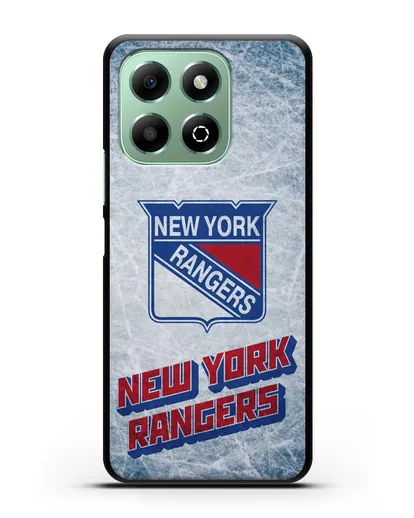 Чехол с рисунком New York Rangers силиконовый для Honor X6b