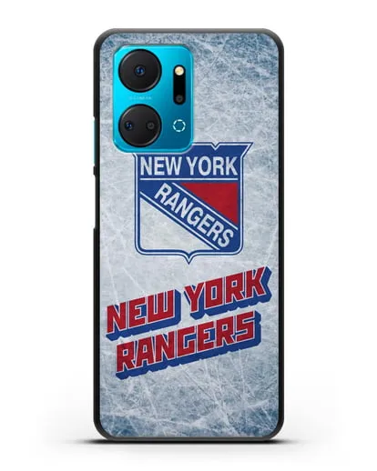 Чехол с рисунком New York Rangers силиконовый для Honor X7a Plus
