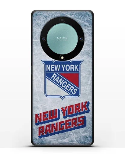 Чехол с рисунком New York Rangers силиконовый для Honor X9a