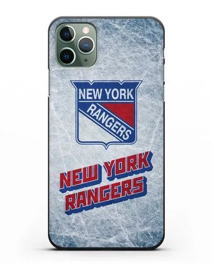 Чехол с рисунком New York Rangers силиконовый для iPhone 11 Pro