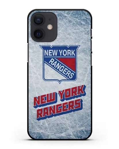 Чехол с рисунком New York Rangers силиконовый для iPhone 12 mini