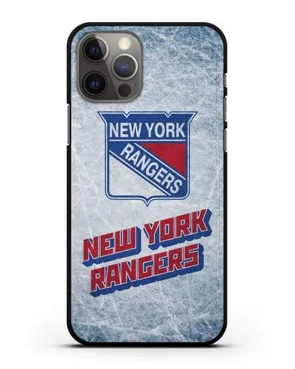 Чехол с рисунком New York Rangers силиконовый для iPhone 12 Pro