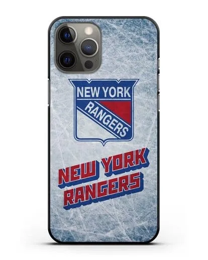 Чехол с рисунком New York Rangers силиконовый для iPhone 12 Pro Max