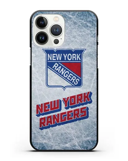 Чехол с рисунком New York Rangers силиконовый для iPhone 13 Pro Max