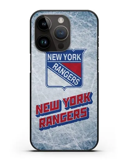 Чехол с рисунком New York Rangers силиконовый для iPhone 14 Pro