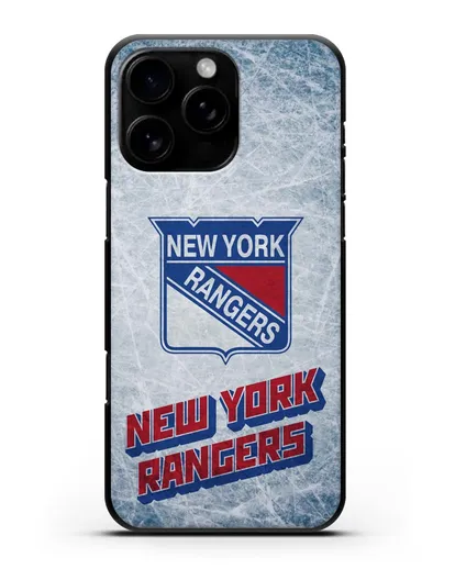 Чехол с рисунком New York Rangers силиконовый для iPhone 16 Pro Max