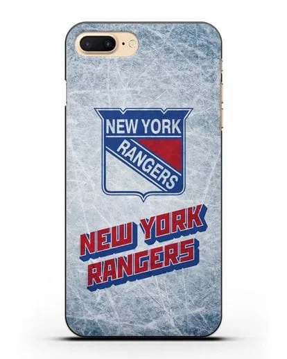 Чехол с рисунком New York Rangers силиконовый для iPhone 8 Plus