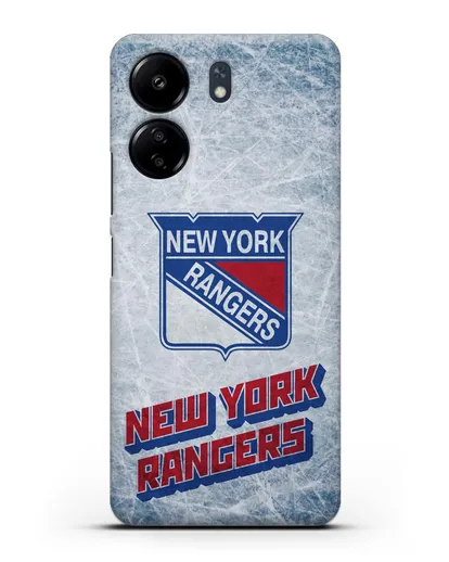 Чехол с рисунком New York Rangers силиконовый для Xiaomi Poco C65