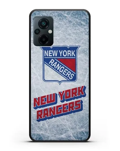 Чехол с рисунком New York Rangers силиконовый для Xiaomi Poco M5