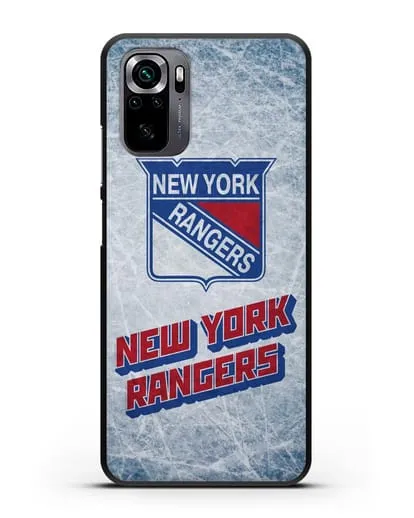 Чехол с рисунком New York Rangers силиконовый для Xiaomi Poco M5s