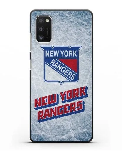 Чехол с рисунком New York Rangers силиконовый для Samsung Galaxy A41 [SM-A415F]