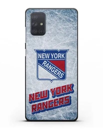 Чехол с рисунком New York Rangers силиконовый для Samsung Galaxy A71 [SM-A715F]