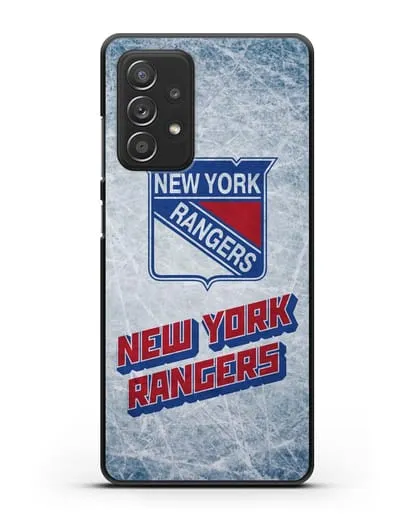 Чехол с рисунком New York Rangers силиконовый для Samsung Galaxy A53