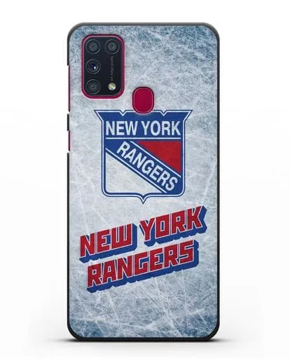Чехол с рисунком New York Rangers силиконовый для Samsung Galaxy M31 [SM-M315F]