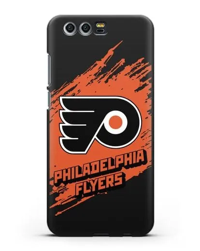 Чехол с надписью ХК Филадельфия Флайерз силиконовый для Honor 9