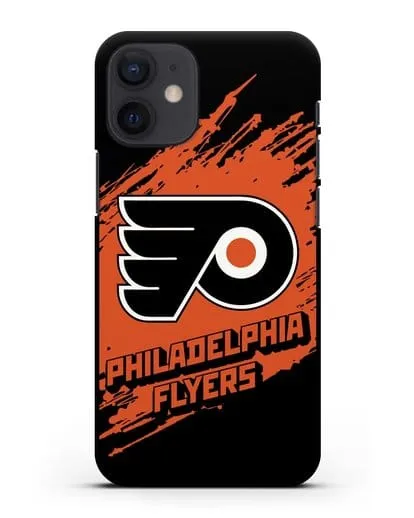 Чехол с надписью ХК Филадельфия Флайерз силиконовый для iPhone 12 mini