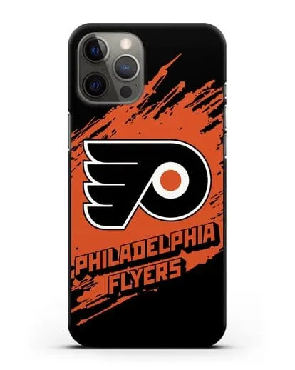 Чехол с надписью ХК Филадельфия Флайерз силиконовый для iPhone 12 Pro Max