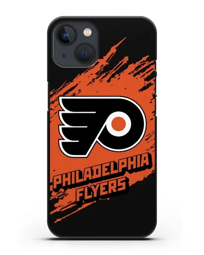 Чехол с надписью ХК Филадельфия Флайерз силиконовый для iPhone 13 Mini