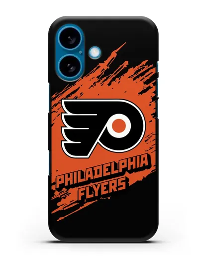 Чехол с надписью ХК Филадельфия Флайерз силиконовый для iPhone 16