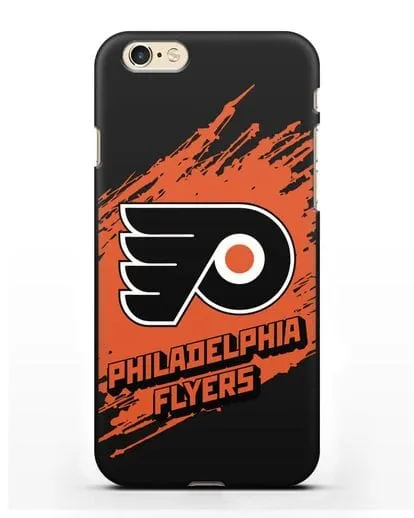 Чехол с надписью ХК Филадельфия Флайерз силиконовый для iPhone 6s