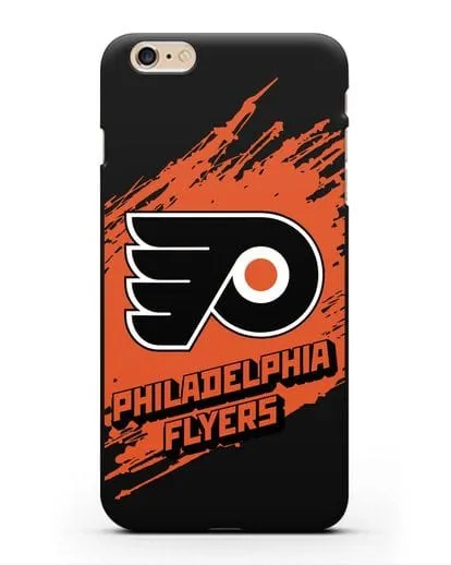 Чехол с надписью ХК Филадельфия Флайерз силиконовый для iPhone 6 Plus