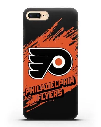 Чехол с надписью ХК Филадельфия Флайерз силиконовый для iPhone 7 Plus