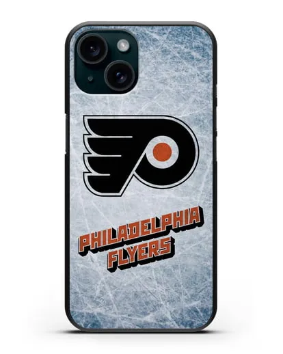 Чехол с рисунком Philadelphia Flyers силиконовый для iPhone 15