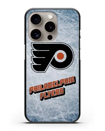 Чехол с рисунком Philadelphia Flyers силиконовый для iPhone 15 Pro