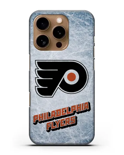 Чехол с рисунком Philadelphia Flyers силиконовый для iPhone 16 Pro