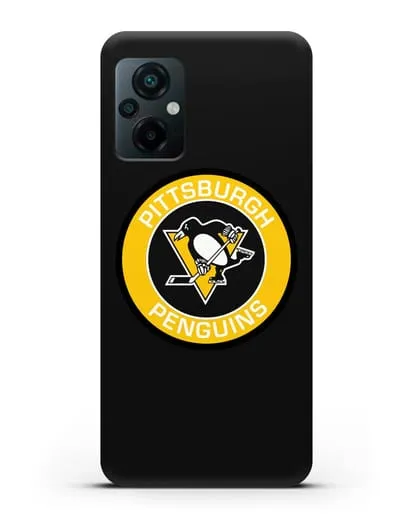 Чеxол с логотипом Pittsburgh Penguins силиконовый для Xiaomi Poco M5