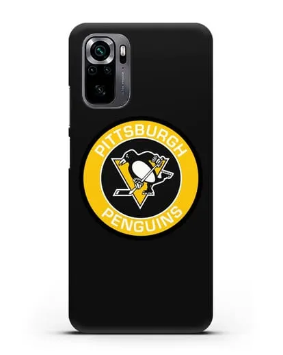 Чеxол с логотипом Pittsburgh Penguins силиконовый для Xiaomi Poco M5s