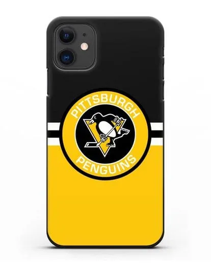 Чехол с символикой Pittsburgh Penguins силиконовый для iPhone 11