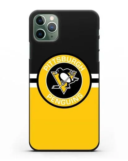 Чехол с символикой Pittsburgh Penguins силиконовый для iPhone 11 Pro Max