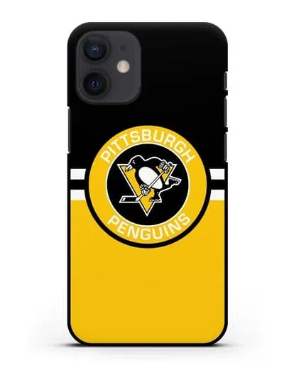 Чехол с символикой Pittsburgh Penguins силиконовый для iPhone 12 mini