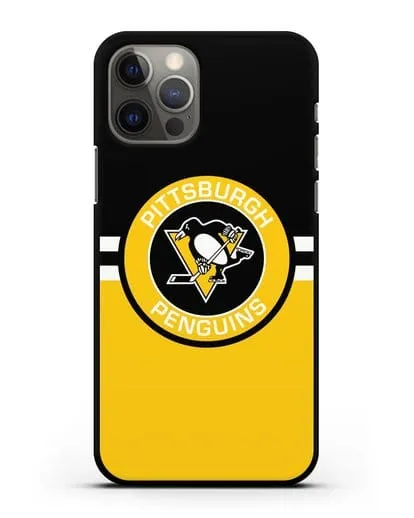 Чехол с символикой Pittsburgh Penguins силиконовый для iPhone 12 Pro