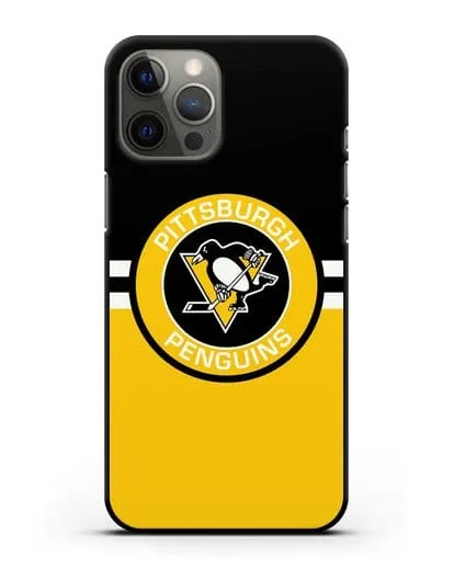 Чехол с символикой Pittsburgh Penguins силиконовый для iPhone 12 Pro Max