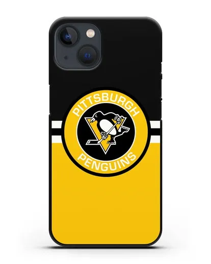 Чехол с символикой Pittsburgh Penguins силиконовый для iPhone 13